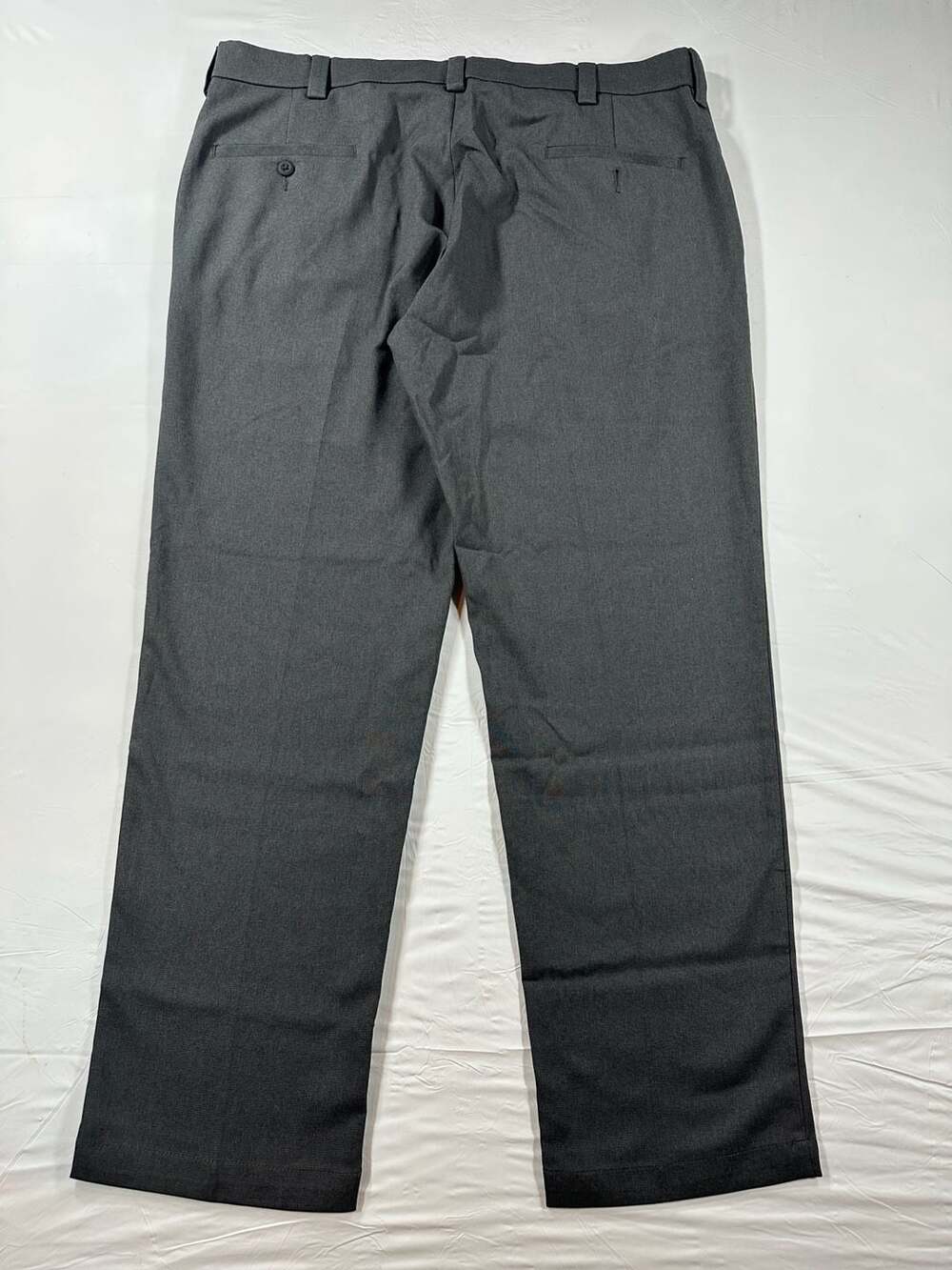Haggar Cool Right Performance Flex Mens Dress Pants  Straight Leg Gray 38x30 - Picture 2 of 10